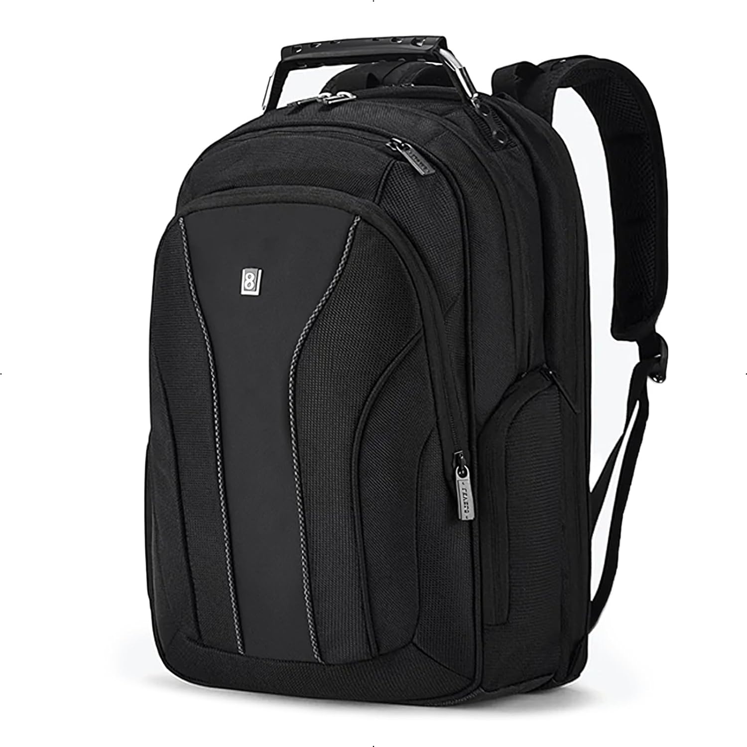 LEVEL8 Laptop Backpack Work Backpack for Men Women Black Fits 15.6" Laptop and Notebook i##e##s: Travel Computer Bag ^^ for Business :i##e##s
